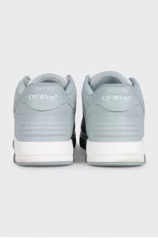Out of Office two-tone leather sneakers