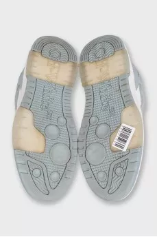 Out of Office two-tone leather sneakers