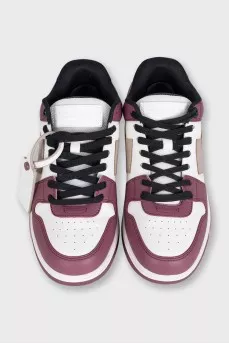 Out of Office leather sneakers with logo