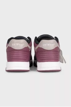 Out of Office leather sneakers with logo