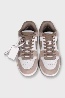 Brown high-top sneakers from Out Of Office