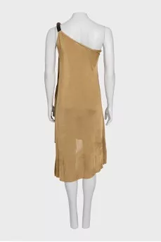 Green loose-fitting dress
