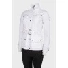 White jacket on the belt