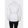 White jacket on the belt