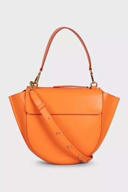 Orange Hortensia Satchel