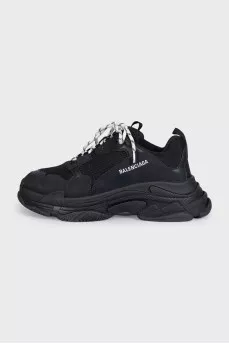 Мужские кроссовки Triple S черного цвета