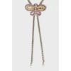 Butterfly pendant with chains