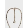 Butterfly pendant with chains