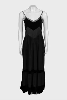 Black lace dress