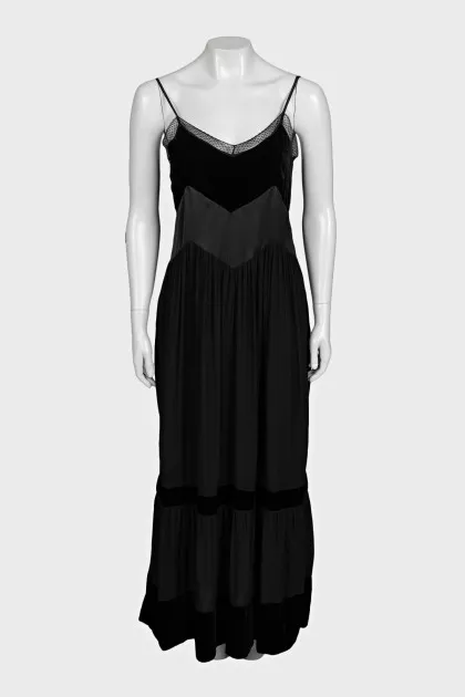Black lace dress