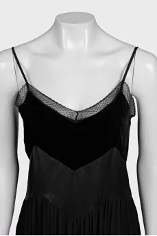Black lace dress