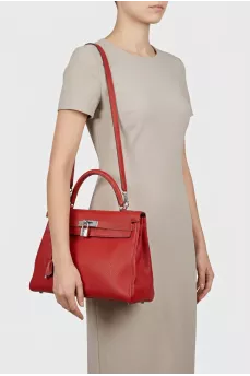 Червоний сетчел Kelly 32