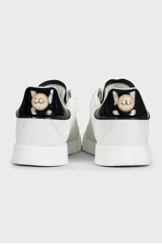 White Portofino sneakers