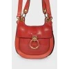 Tess bag red, with tag