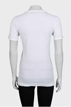 White printed T-shirt