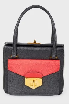 Bag with patch pocket in front