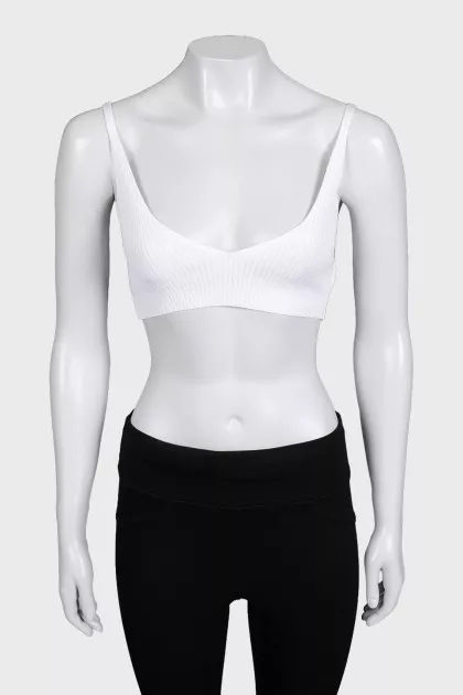 Silk crop top