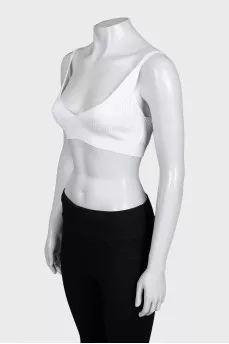 Silk crop top
