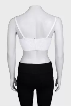 Silk crop top