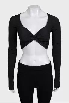 Long sleeve fitted top