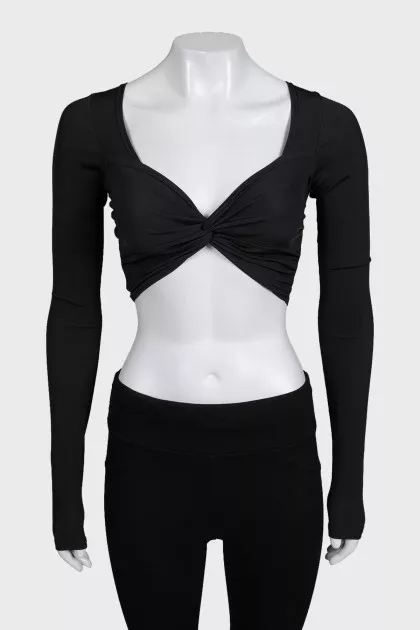 Long sleeve fitted top