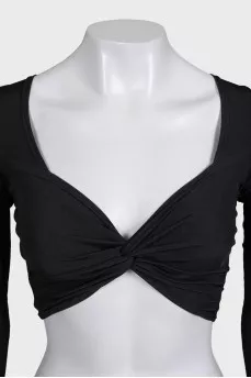 Long sleeve fitted top