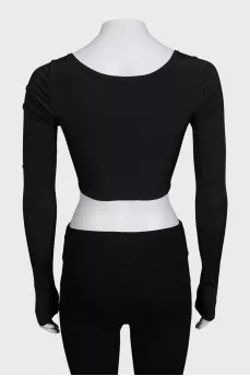 Long sleeve fitted top