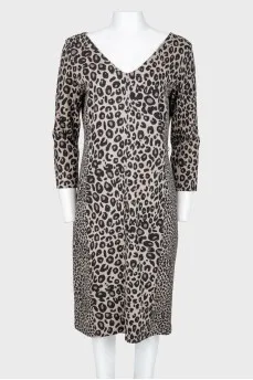 Leopard print dress