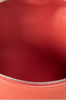 Розовый кожаный рюкзак Extra Pocket