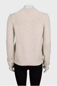 Plain straight-cut jumper