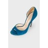 Blue suede shoes