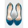Blue suede shoes