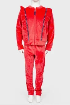 Children's velour suit