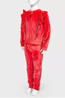 Children's velour suit