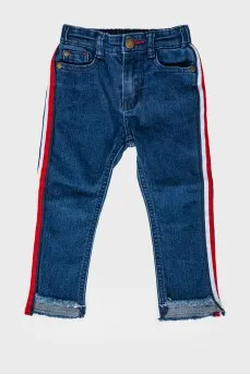 Children's ripped effect underneath jeans