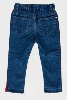 Children's ripped effect underneath jeans