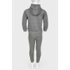 Children's the brand logo gray suit with the tag