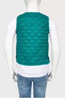 Children's quilted vest