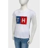 Children's sequin logo t-shirt