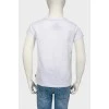 Children's sequin logo t-shirt