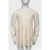 Children's lace dress, with the tag