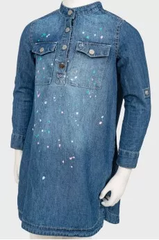 Children's denim dress