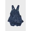 Children's jumpsuit with a basque