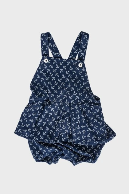 Children's jumpsuit with a basque