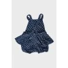 Children's jumpsuit with a basque