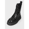 Massive platform shoes with tag