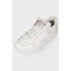 Wing leather sneakers