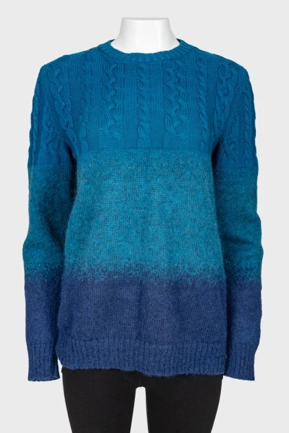 Moher sweater with gradient, with tag