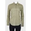 Olive shirt with tag