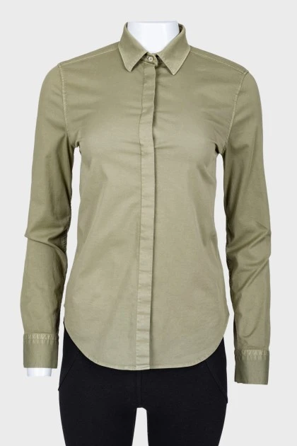 Olive shirt with tag